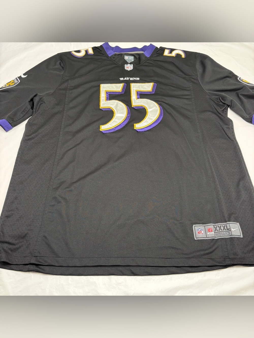 Baltimore Ravens Terrell Suggs #55 Black Nike NFL Jersey Men’s XXXL 3XL